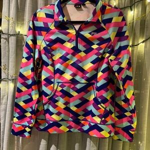 Fila Sports Sweatshirt Pullover, Multi Color